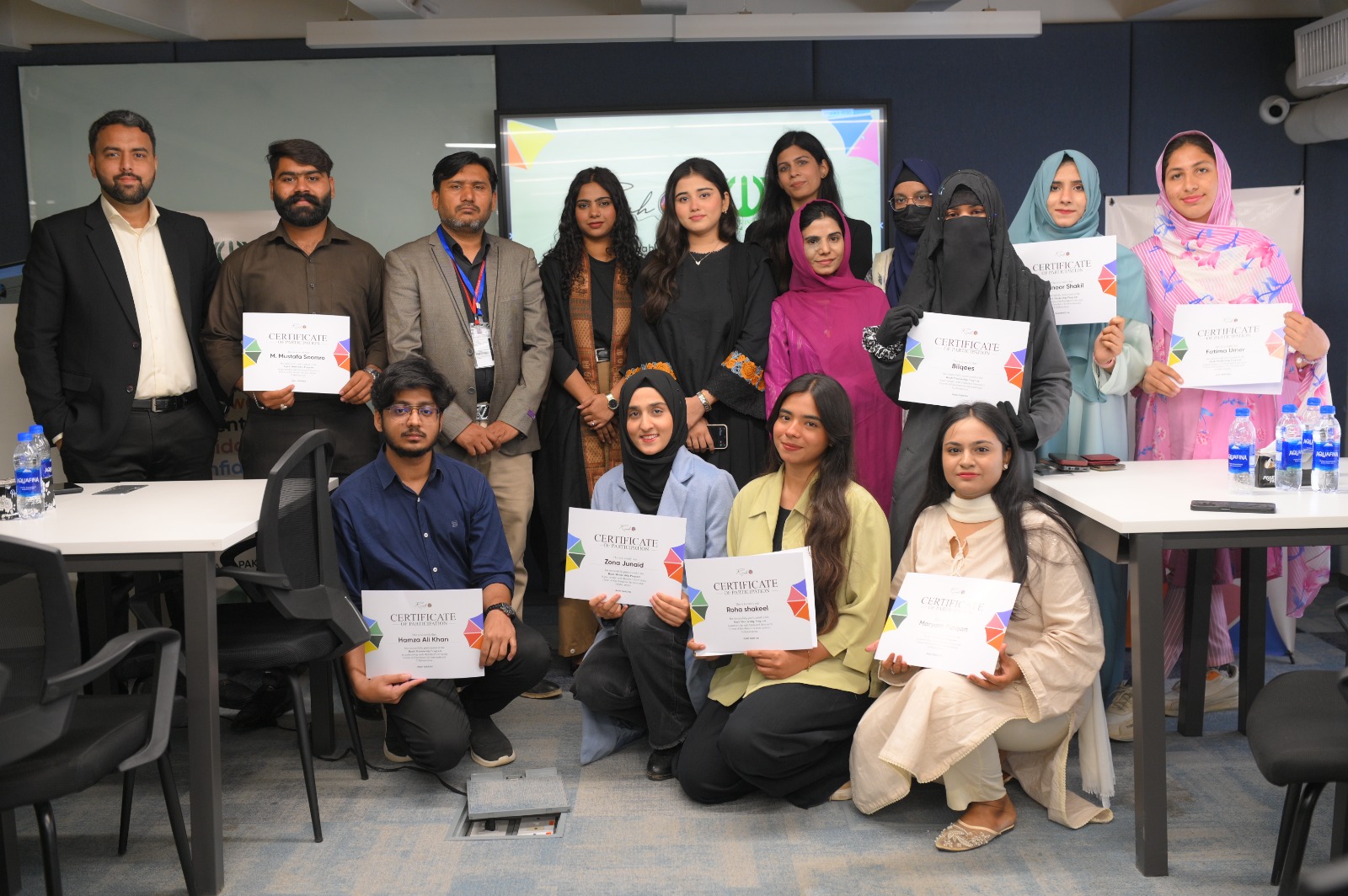Mentorship session with young professionals